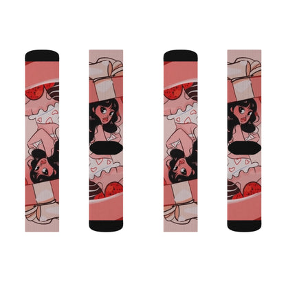 Valentine's Day Sublimation Socks