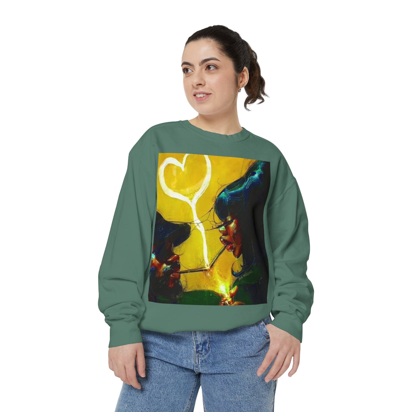 Romantic “High on Love” Sweatshirt