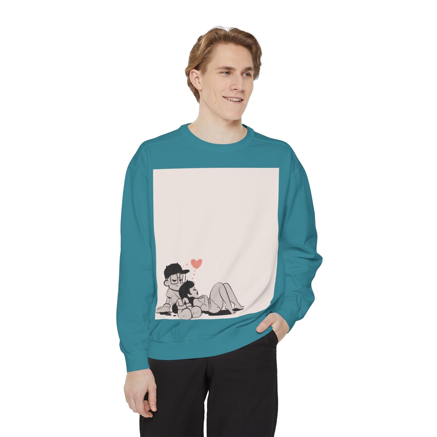 "Can We Talk For A Minute?.." ~ Unisex Garment-Dyed Sweatshirt