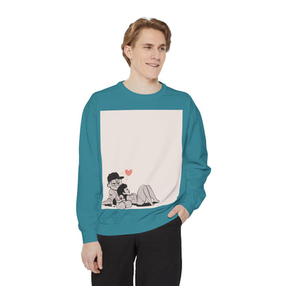 "Can We Talk For A Minute?.." ~ Unisex Garment-Dyed Sweatshirt