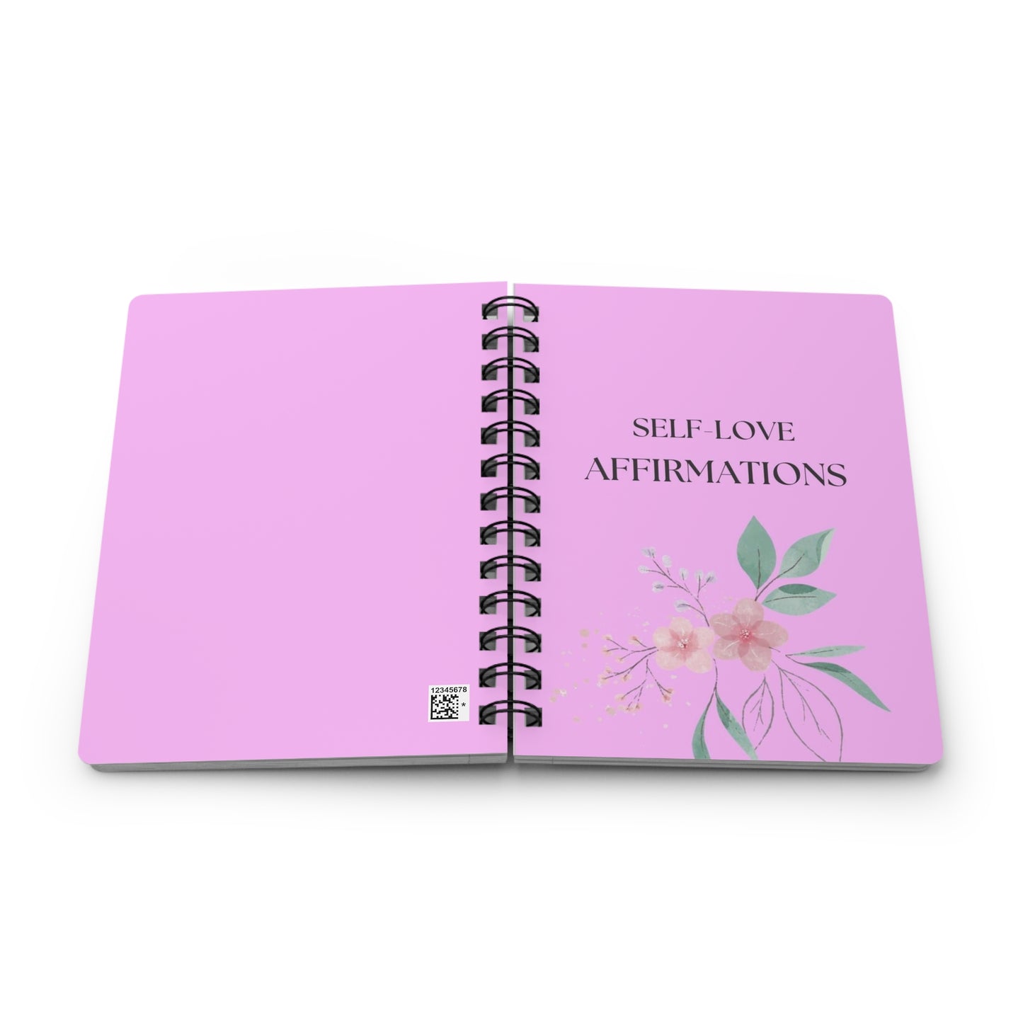 Self-Love Affirmations Journal, Inspirational Spiral Notebook, Self-Care Planner, Gratitude Journal, Positive Thinking Gift, Mindfulness