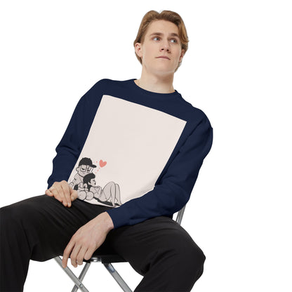 "Can We Talk For A Minute?.." ~ Unisex Garment-Dyed Sweatshirt