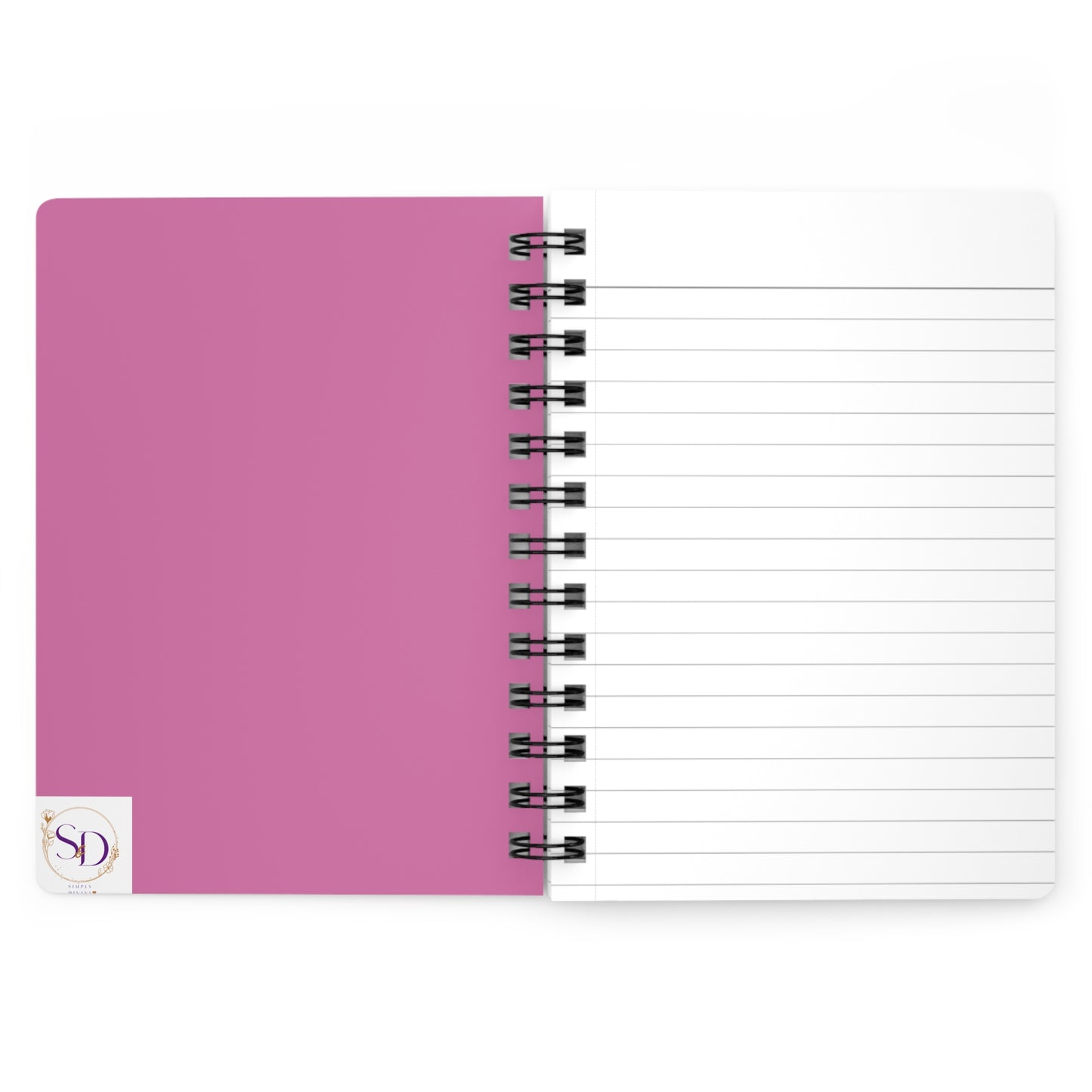 Christian Spiral Journal with Psalms 46:5 Butterfly Design