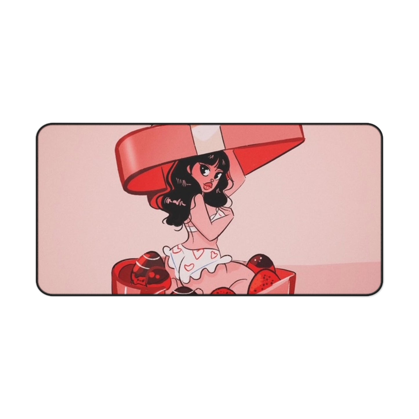 Naughty Girl Valentine's Day Desk Mat