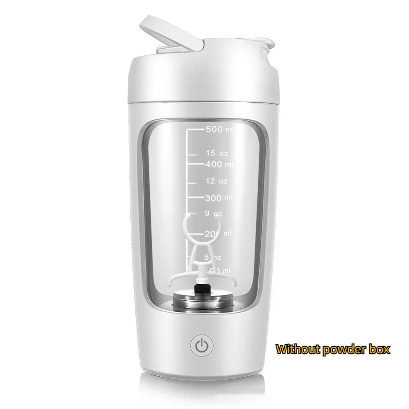 USB Electric Portable Whey Protein Shaker Bottle, Fully Automatic Stirring Cup Rechargeable Gym BA Free Cocktail Blend