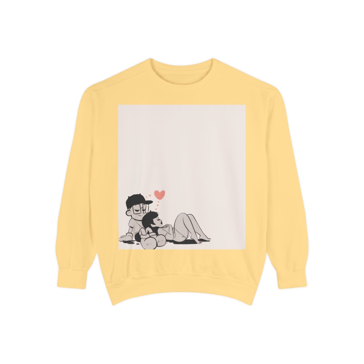 "Can We Talk For A Minute?.." ~ Unisex Garment-Dyed Sweatshirt