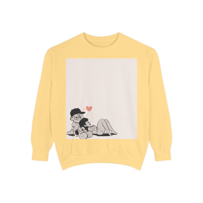 "Can We Talk For A Minute?.." ~ Unisex Garment-Dyed Sweatshirt