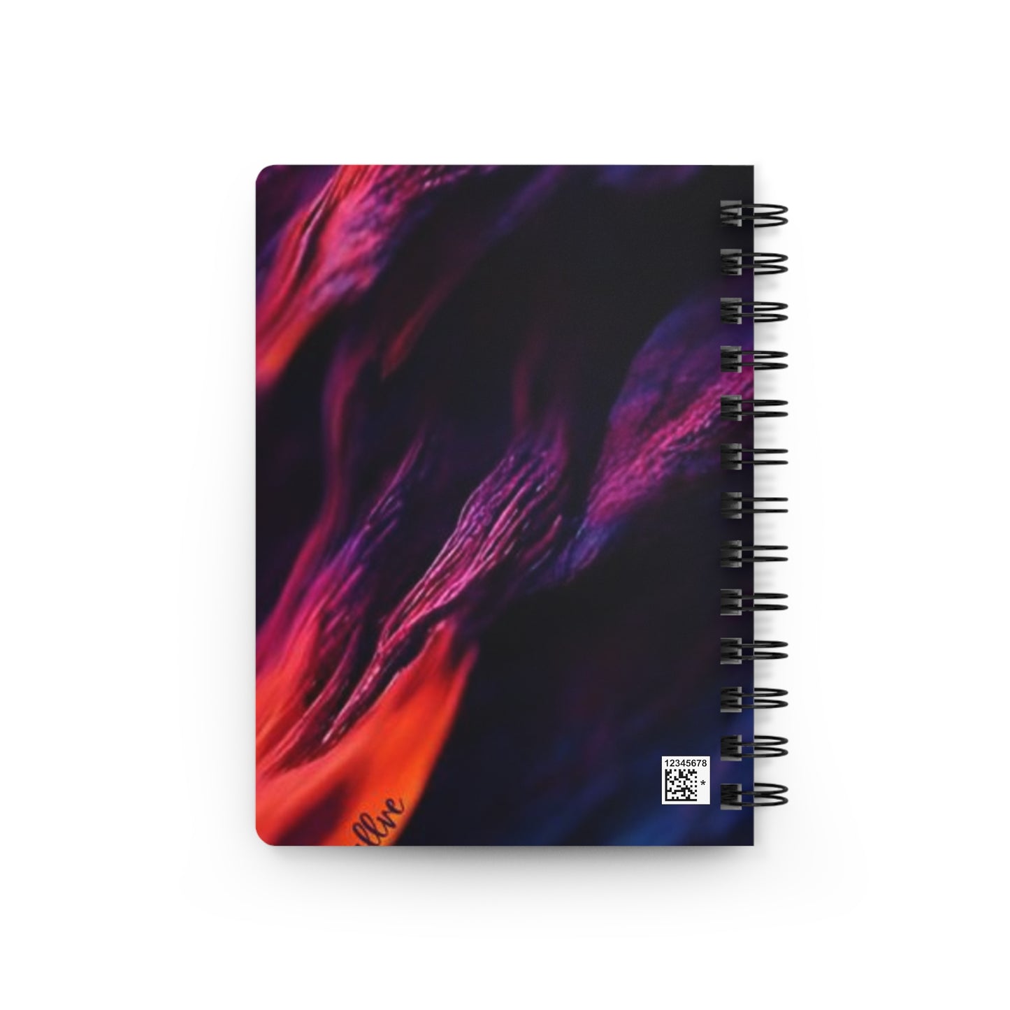 Artistic Spiral Bound Journal - Then is beauty in simplicity, Creative Gift for Writers, Notebooks, Stationery, Inspirational Gift