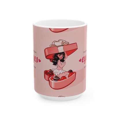 Naughty Girl Valentine's Day Ceramic Mug (11oz, 15oz)