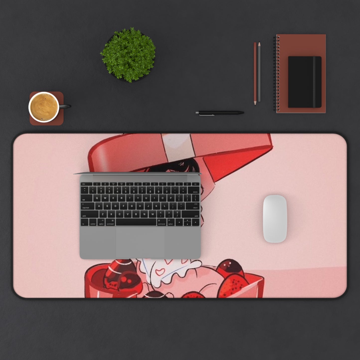 Naughty Girl Valentine's Day Desk Mat