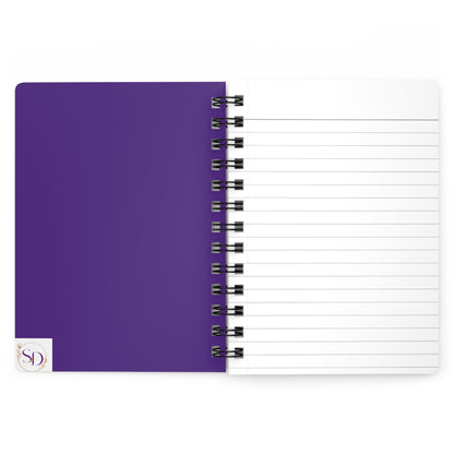 Spiral Bound Journal - Violet Sucker For You Cheetah Print