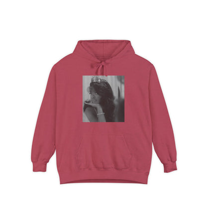 Chic Black and White Hoodie, Stylish Garment-Dyed Sweatshirt, Cozy Unisex Hoodie, Fashionable Casual Wear, Perfect for Everyday Use