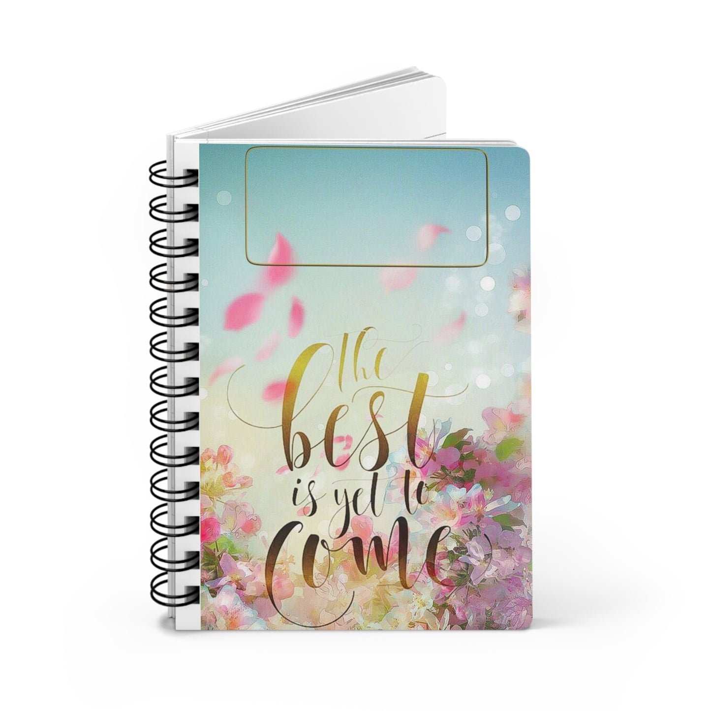 Floral Inspirational Spiral Bound Journal - Perfect for Journaling, Notetaking, Self-Reflection, Gift for Her, Motivational Diary