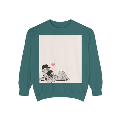 "Can We Talk For A Minute?.." ~ Unisex Garment-Dyed Sweatshirt