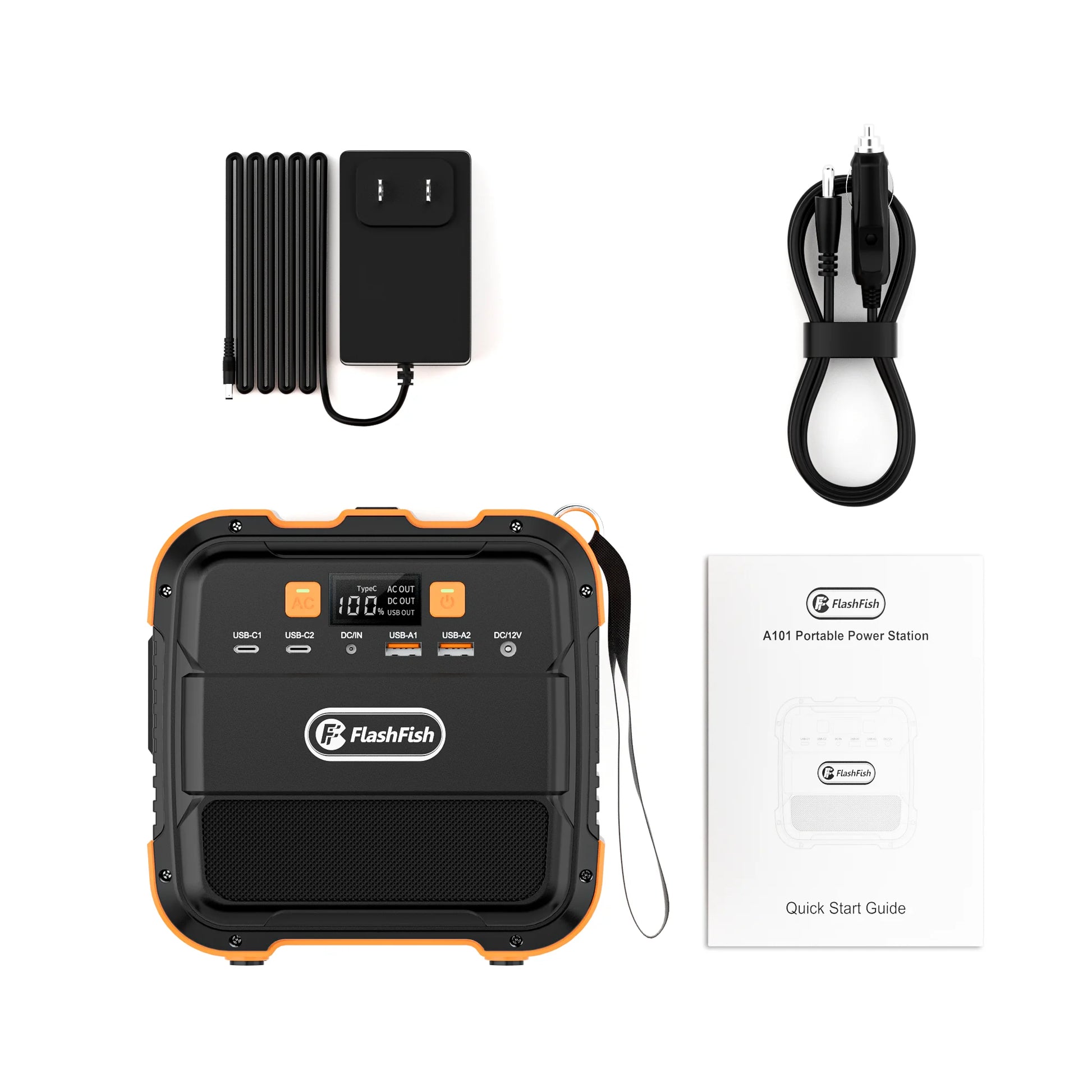 Portable Power Station Mini Solar Generator, 98Wh 26400Mah Lithium Battery, 120W 110V AC Outlets with LED Light Backup Battery for Camping Outdoor