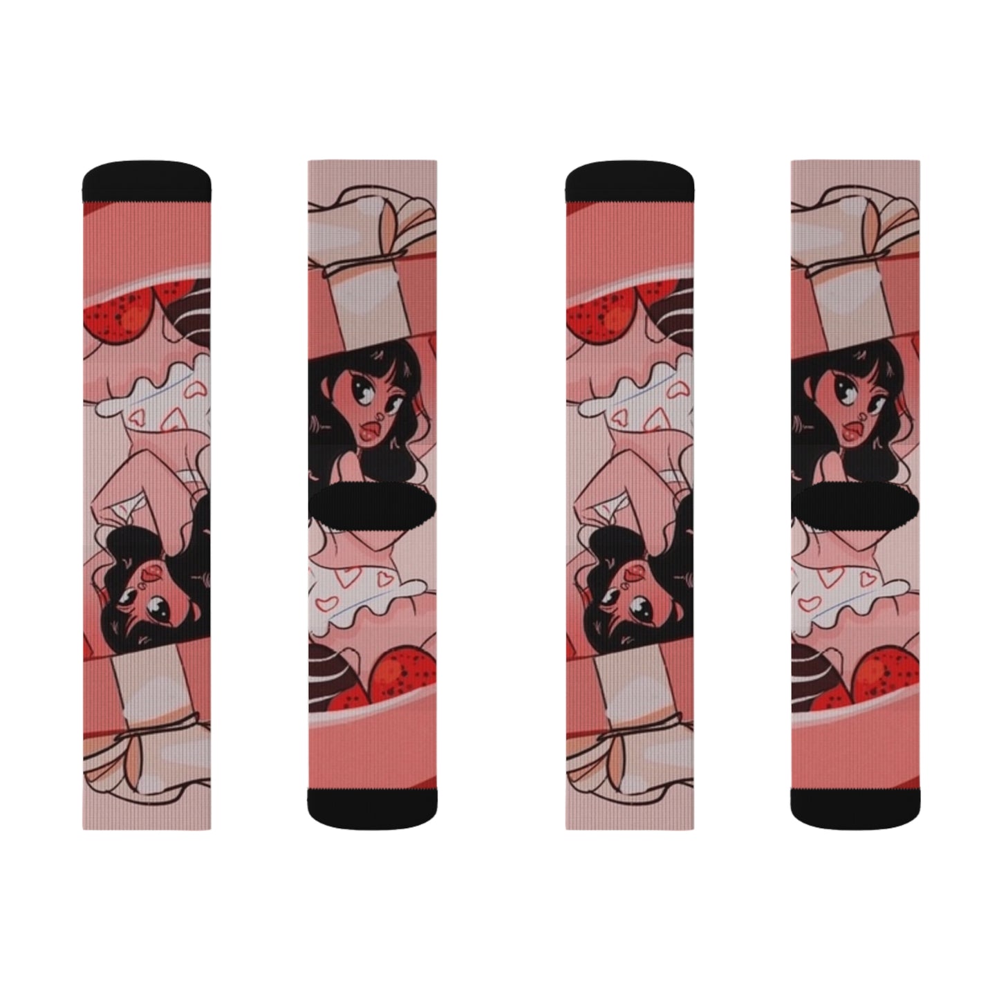 Valentine's Day Sublimation Socks