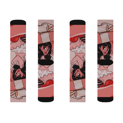 Valentine's Day Sublimation Socks
