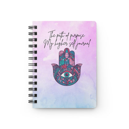 Mystical Spiral Bound Journal for Self-Discovery, Vision Board Maker, Affirmation Diary, Gift for Spiritual Growth