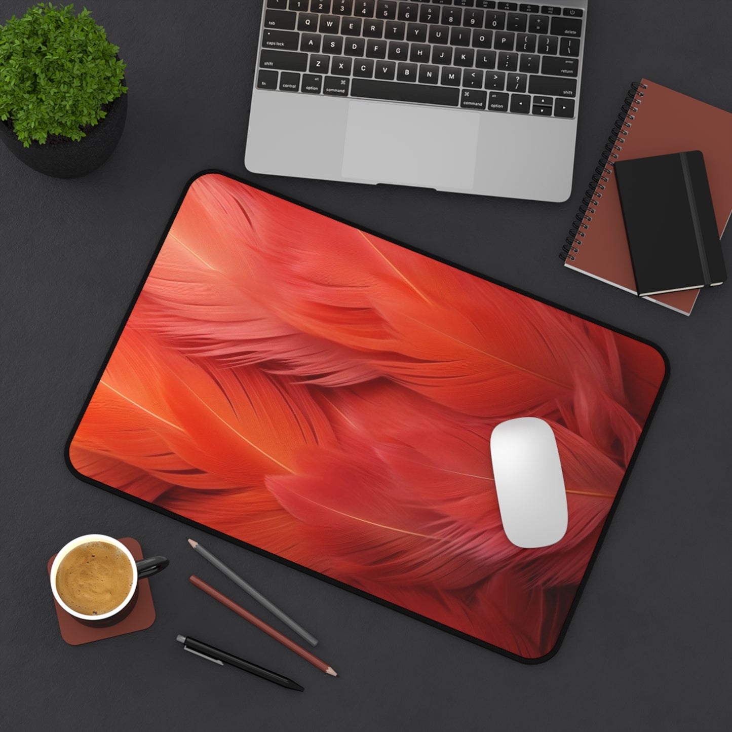 "Rebranding Into A New Badder Bitch!" ~ Orange Desk Mat