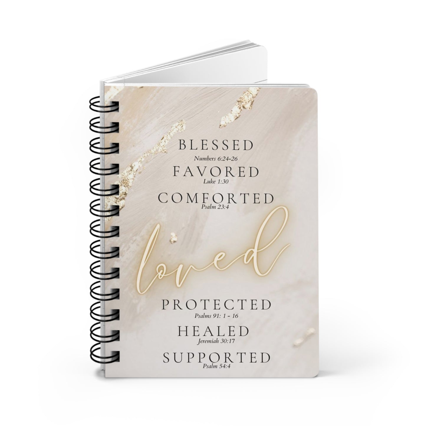 Inspirational Spiral Bound Journal | Motivational Writing Notebook for Self-Care, Spiritual Growth, Faith & Reflection, Perfect Gift