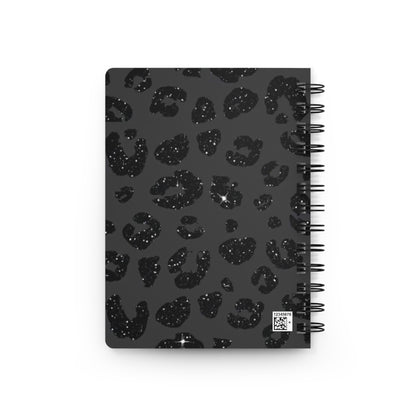 Chic Leopard Print Spiral Bound Journal | Stylish Notebook for Writing, Note Taking, Gifts, Daily Planning, and More