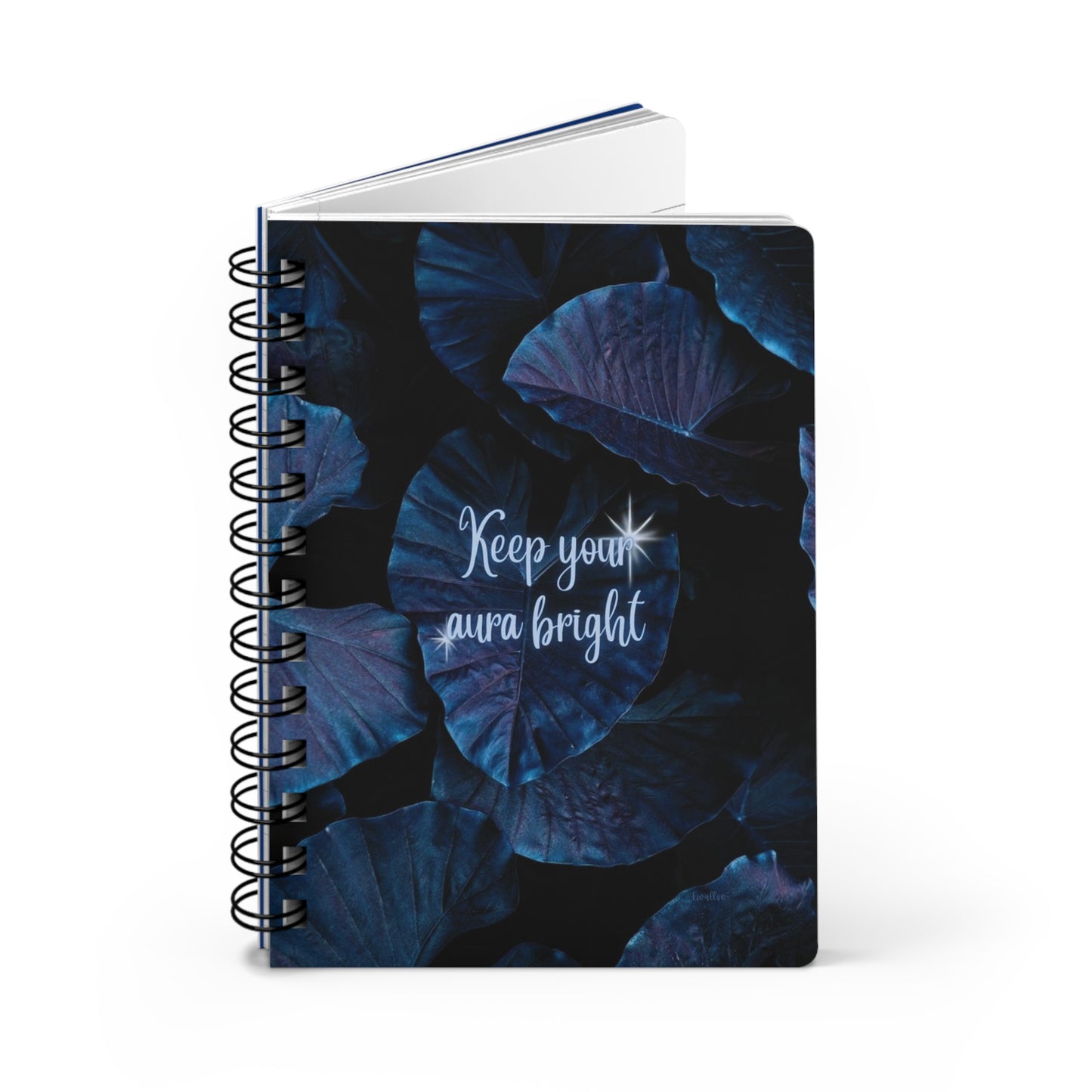 Inspirational Spiral Bound Journal, Motivational Notebook for Self-Care, Mindfulness, Gratitude, Gift for Students, Writers, Artists