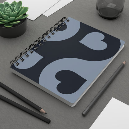 Stylish Spiral Bound Journal | Perfect for Note-Taking, Journaling, Sketching, Gift for Writers, Valentine's Day and More!