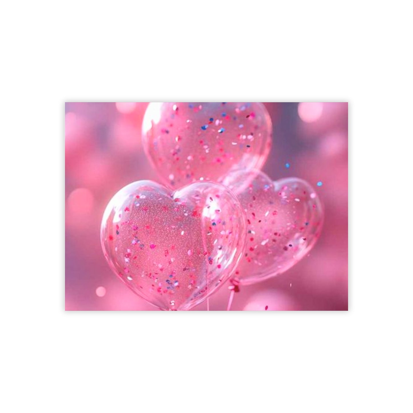 Post-it® Note Pads, pink heart shape design, Sticky Notes, Stationery, Office Supplies, Cute Desk Accessories, Reminder Cards