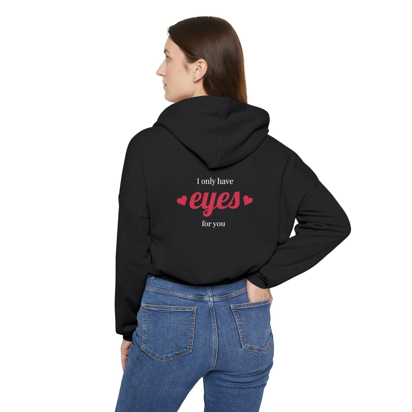 Naughty Girl Valentine's Day Clinched Hoodie