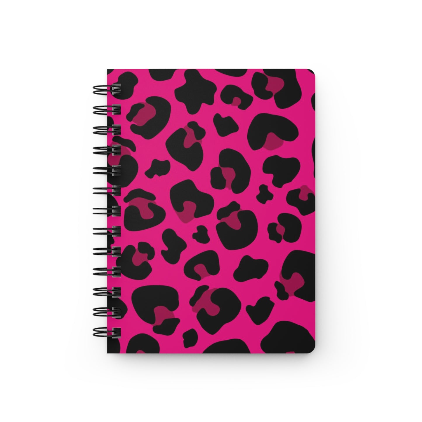 Fierce Leopard Print Journal | Cute Spiral Notebook for Notes, Diary, School, Gifts, Wild Style