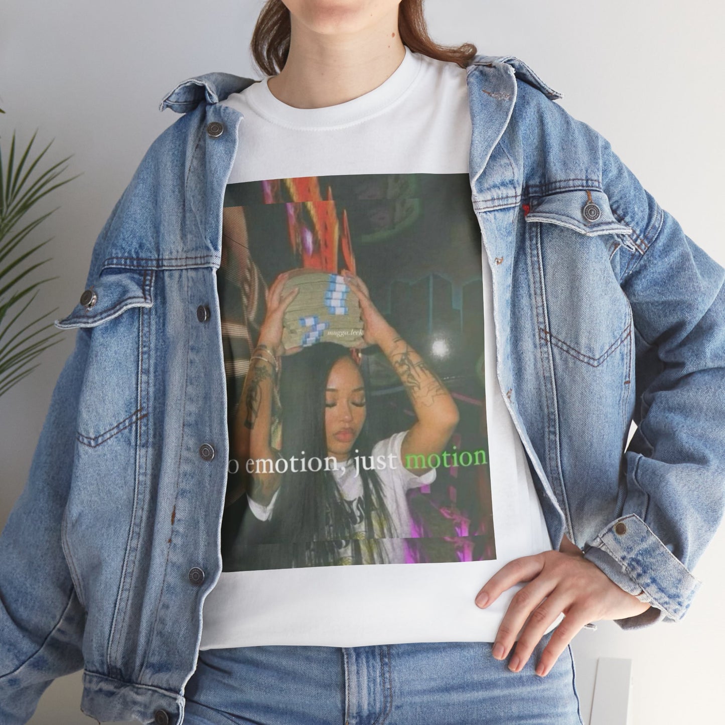 Emotional Expression Unisex Heavy Cotton Tee - No Emotion, Just Vibe