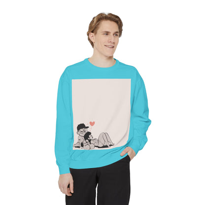 "Can We Talk For A Minute?.." ~ Unisex Garment-Dyed Sweatshirt