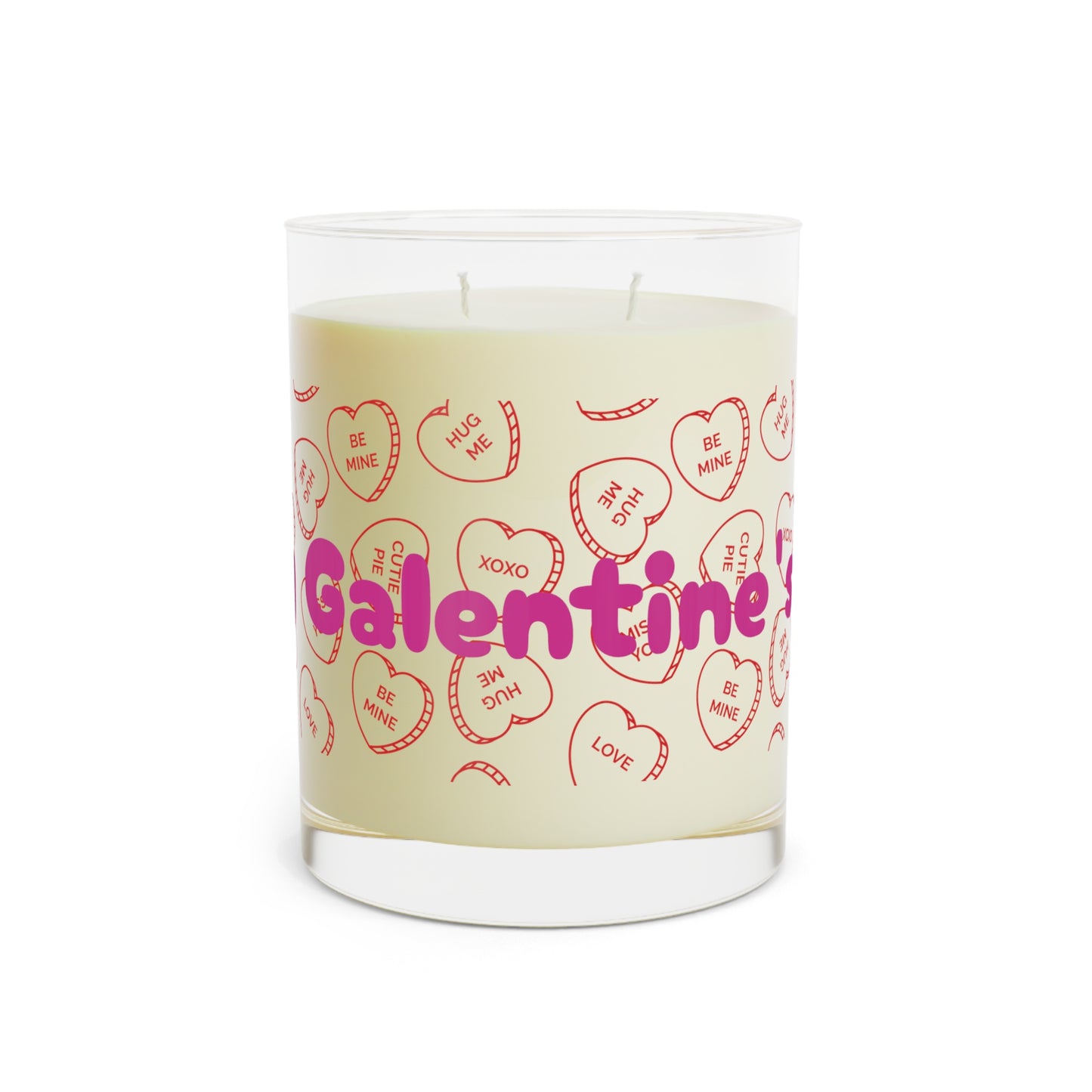Happy Galentine's Day Scented Candle - Full Glass, 11oz
