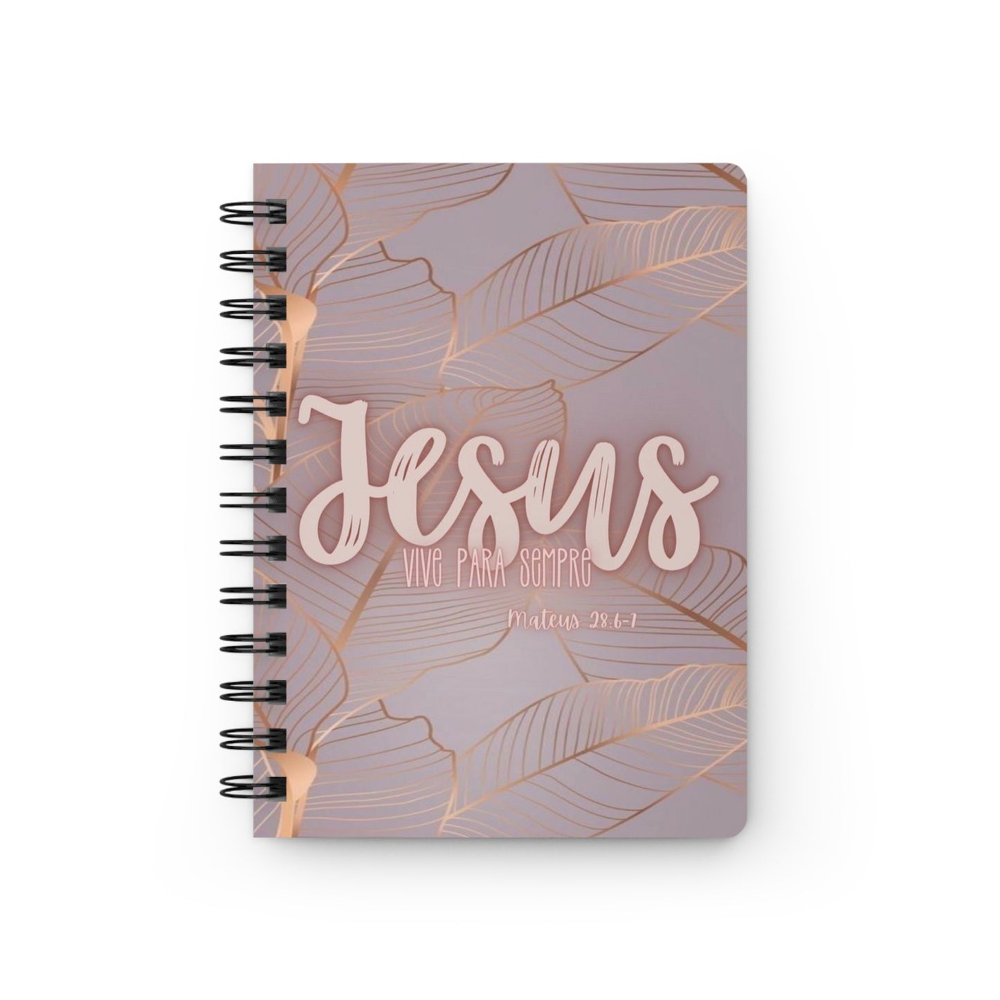 Inspirational Spiral Bound Journal, Jesus Quote Journal for Faith, Prayer, Bible Study, Gift for Christians, Pastors