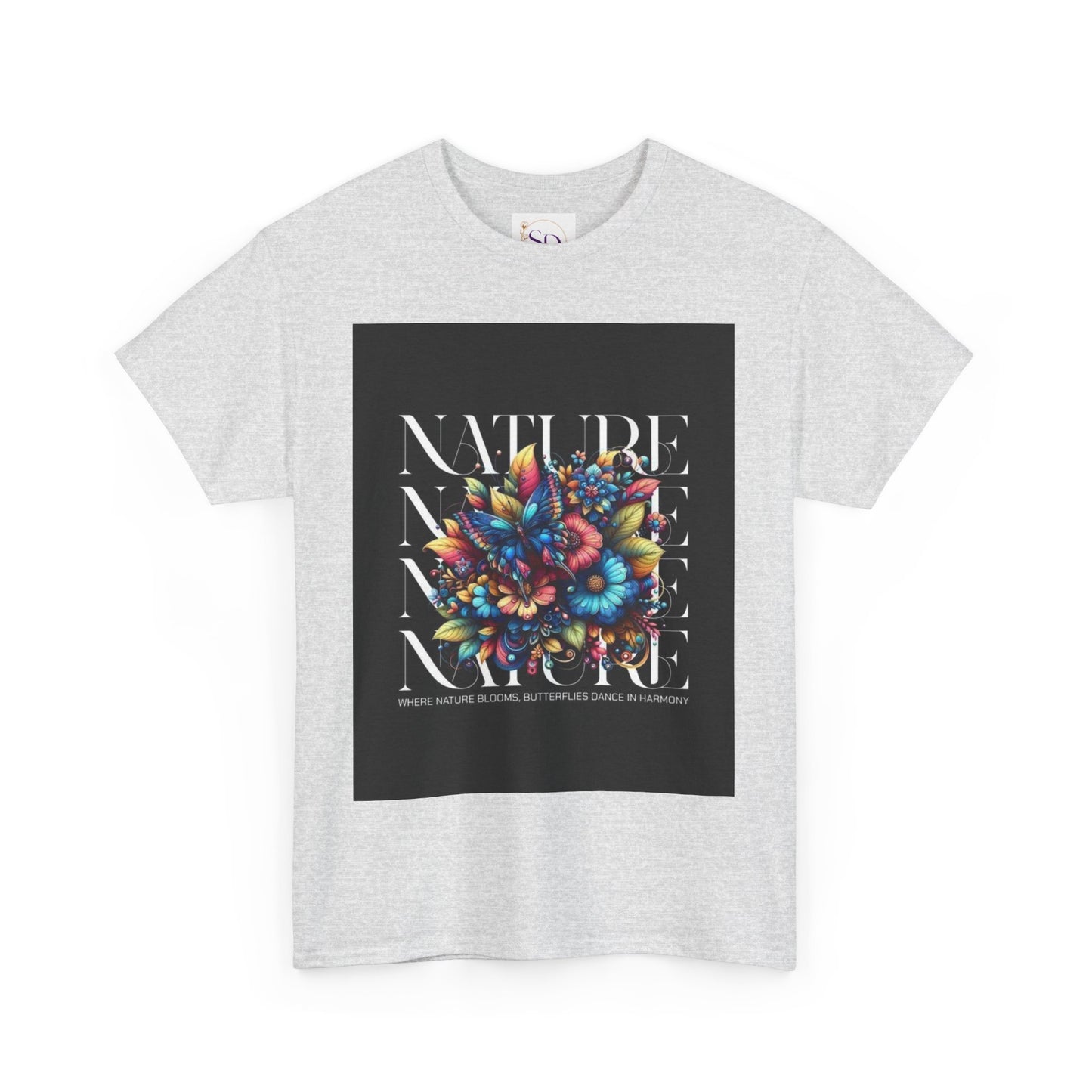 Nature-Inspired Unisex Heavy Cotton Tee - Perfect for Nature Lovers, Eco-Friendly Gift, Casual Wear, Outdoor Adventures, Spring Celebrations