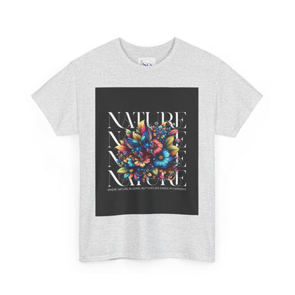Nature-Inspired Unisex Heavy Cotton Tee - Perfect for Nature Lovers, Eco-Friendly Gift, Casual Wear, Outdoor Adventures, Spring Celebrations