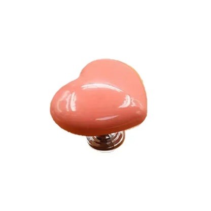 Heart Shape Toilet Presser Love Toilet Press Button Bathroom Water Tank Buttons Push Switch Bathing Room Decor Nail Protector