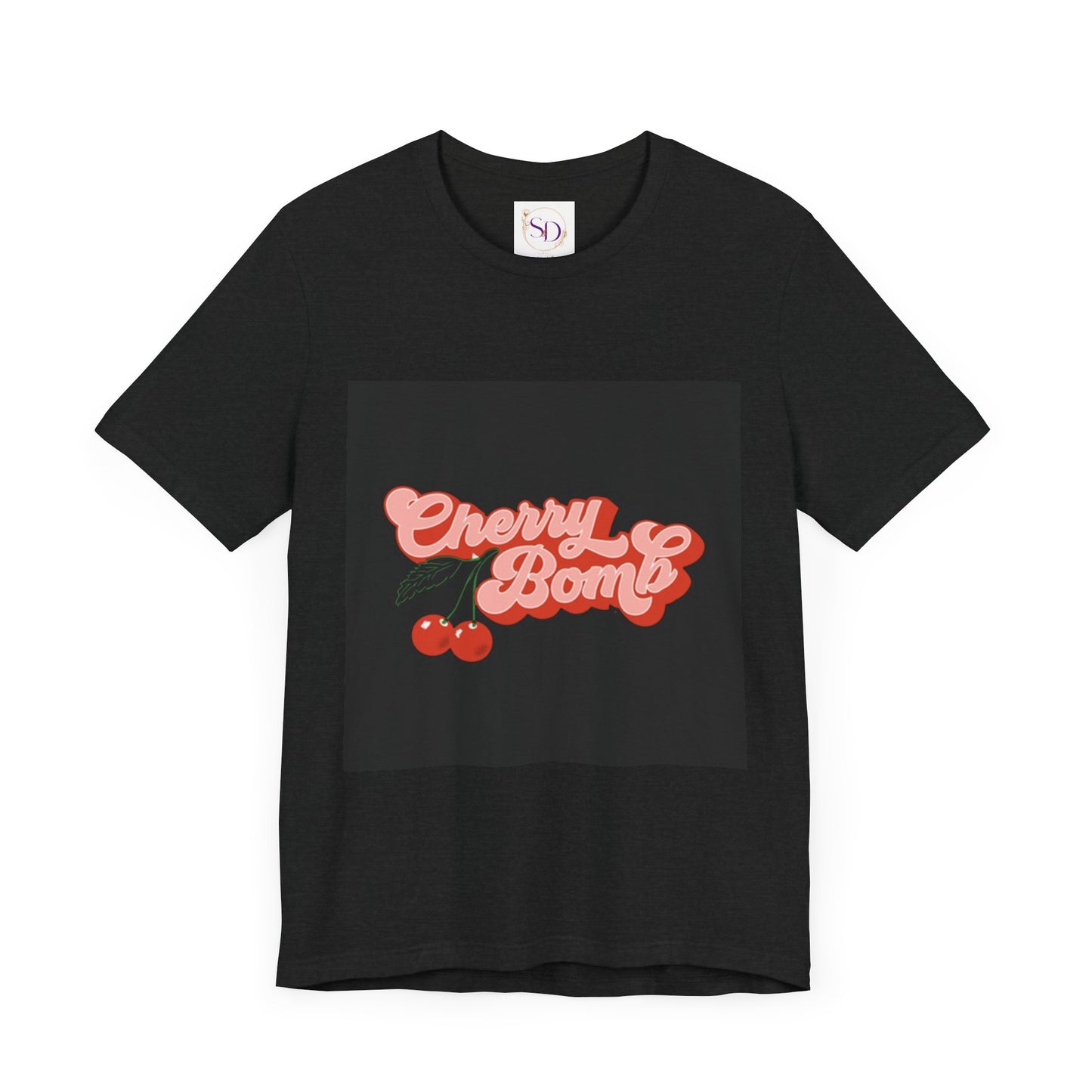 Cherry Bomb Unisex Tee | Playful Graphic T-Shirt for Casual Wear, Gifts for Friends, Summer Style, Music Lovers, Fun Tees