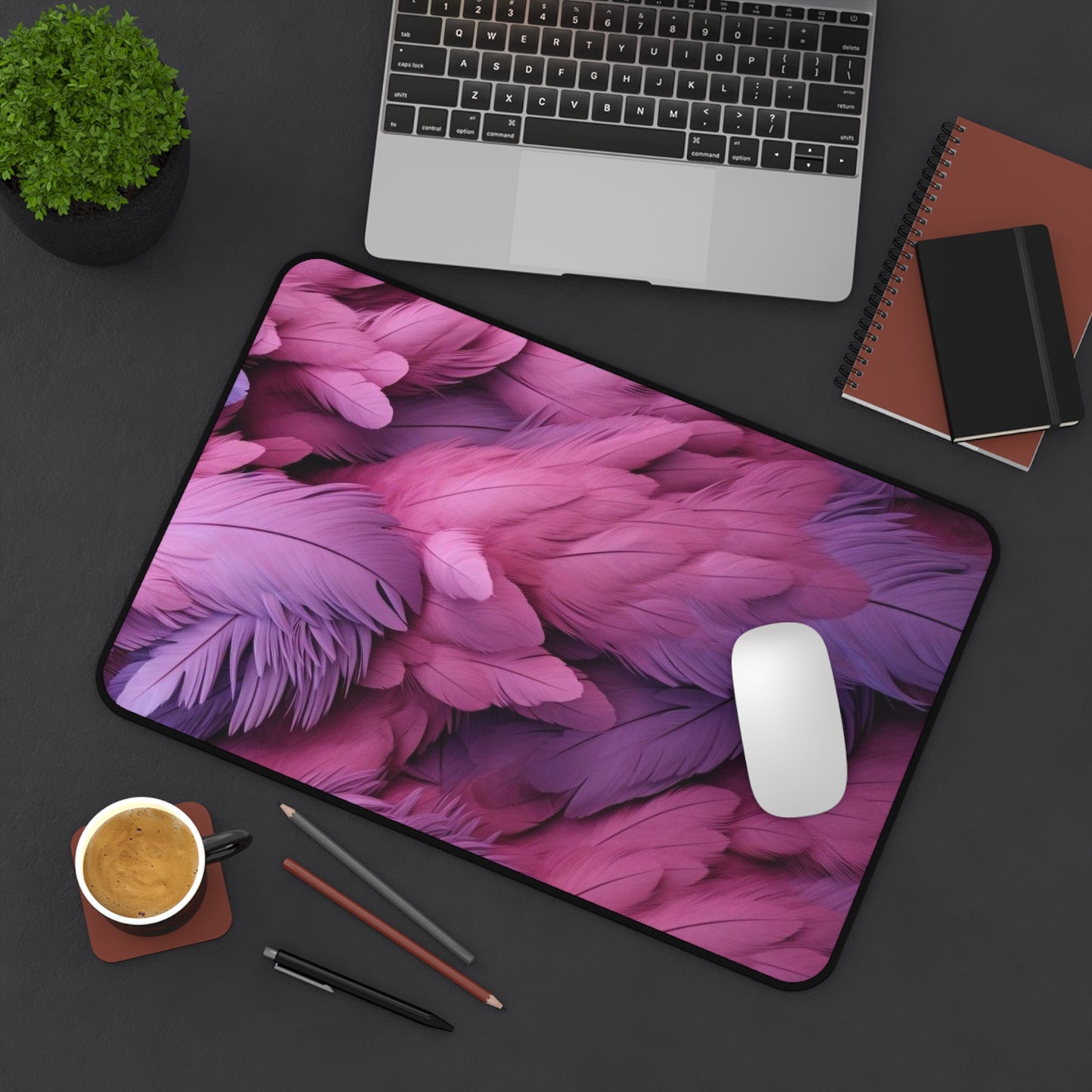 "Rebranding Into A New Badder Bitch!"~ Pink/Purple Desk Mat