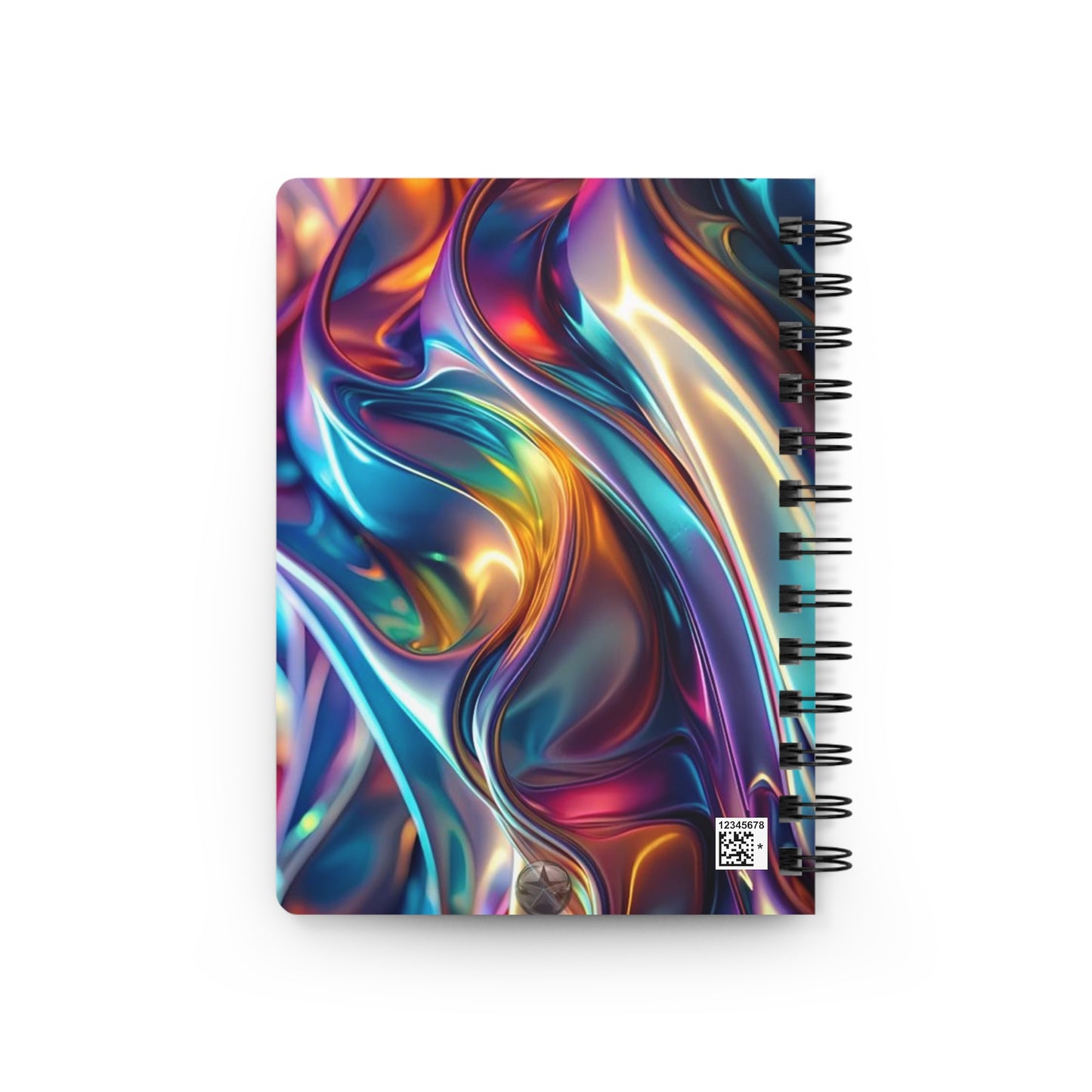 Colorful Spiral Bound Journal, Artistic Notebook, Gift for Writers, Bullet Journal, Travel Diary, Creative Journal