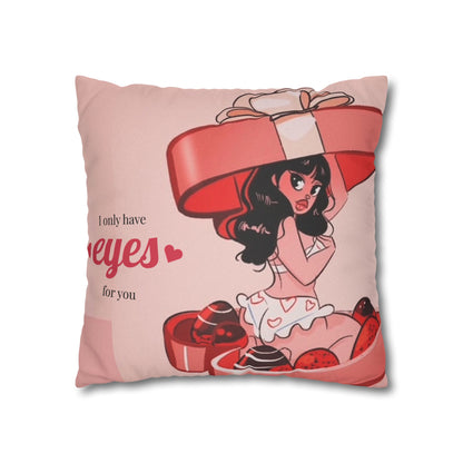 Naughty Girl Valentine's Day Pillowcase