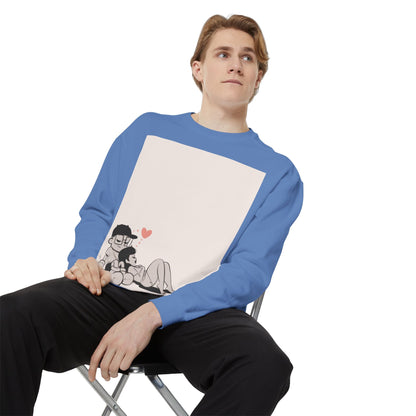 "Can We Talk For A Minute?.." ~ Unisex Garment-Dyed Sweatshirt