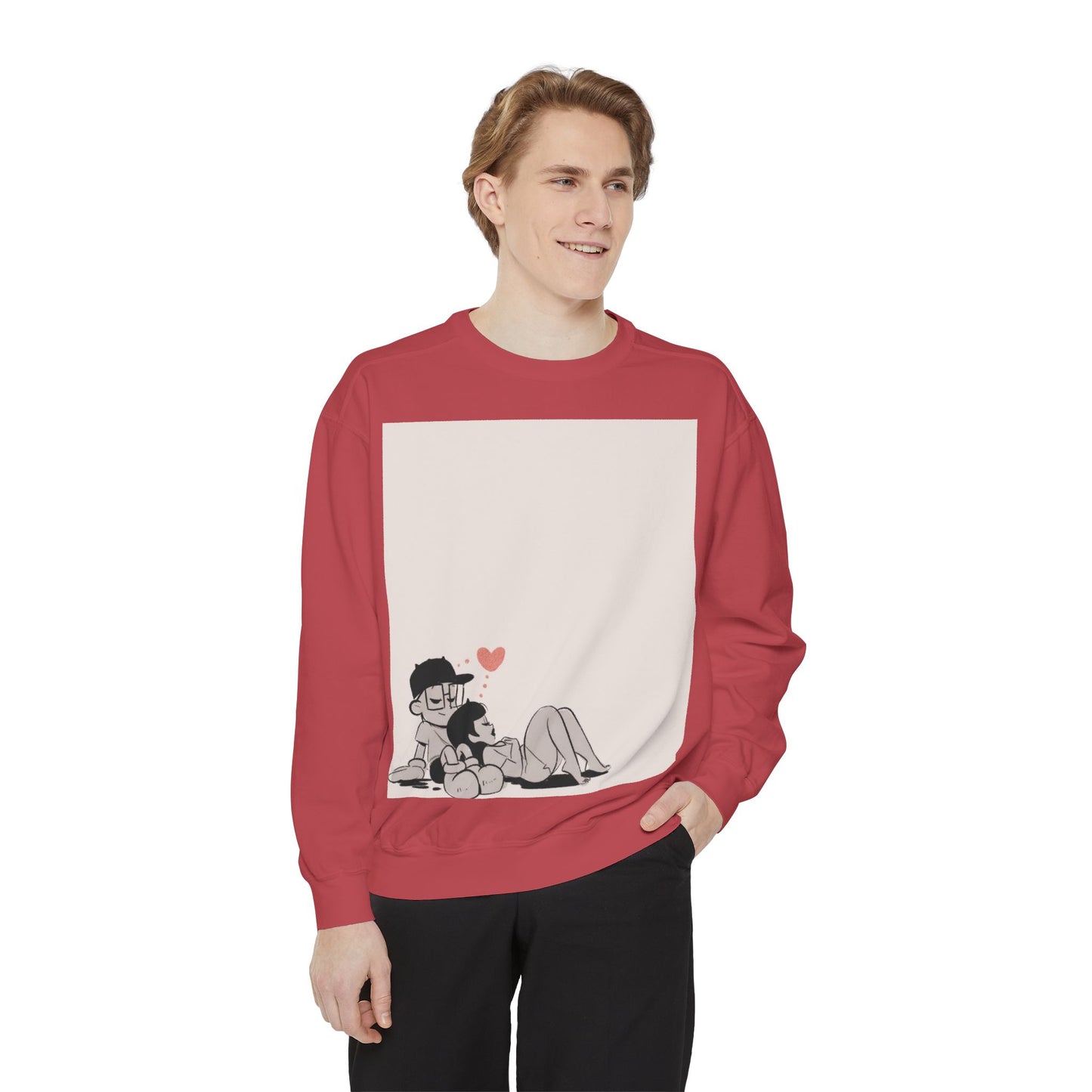 "Can We Talk For A Minute?.." ~ Unisex Garment-Dyed Sweatshirt