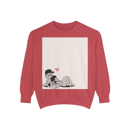 "Can We Talk For A Minute?.." ~ Unisex Garment-Dyed Sweatshirt