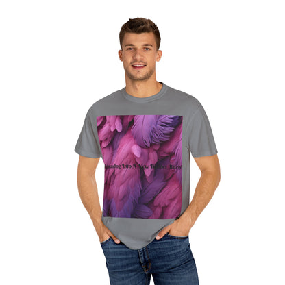 Rebranding Into A New Badder Bitch! ~ Purple/Pink Unisex Garment-Dyed T-shirt
