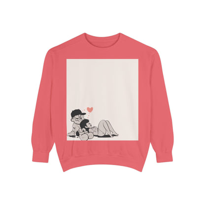 "Can We Talk For A Minute?.." ~ Unisex Garment-Dyed Sweatshirt