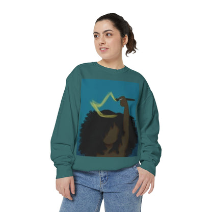 Empowered Goddess Sweatshirt, Cozy Fashion, Gift for Her, Inspirational Apparel, Self-Love, Everyday Wear, Festival Gear