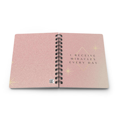 Inspirational Spiral Bound Journal - Daily Gratitude & Affirmations, Gift for Writers, Students, Mindfulness, Self-Care