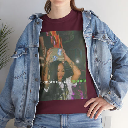 Emotional Expression Unisex Heavy Cotton Tee - No Emotion, Just Vibe