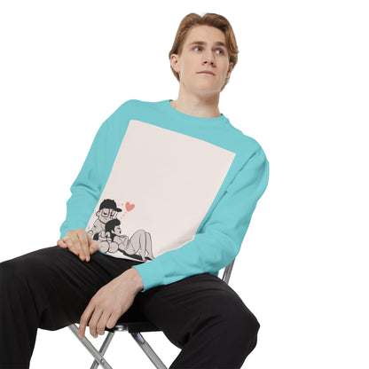 "Can We Talk For A Minute?.." ~ Unisex Garment-Dyed Sweatshirt